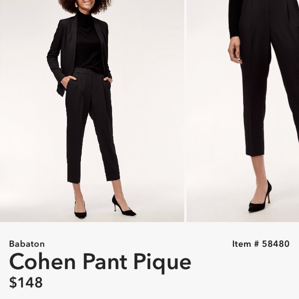 Babaton 100% Silk Pant